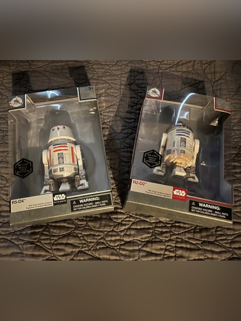 Star Wars R2-Series Die-Cast Droid Pair in White, Blue and Red Accents